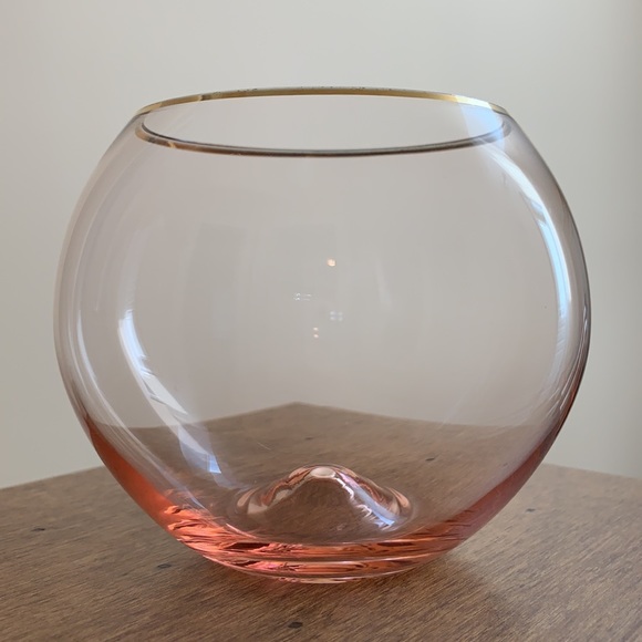 Set/ 2 Anthropologie Stemless Wine Glasses - Picture 4 of 6